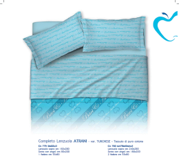 completo letto atrani turchese
