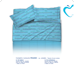 completo letto praiano azzurro